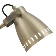 Alpha Plated Metal Desk Lamp